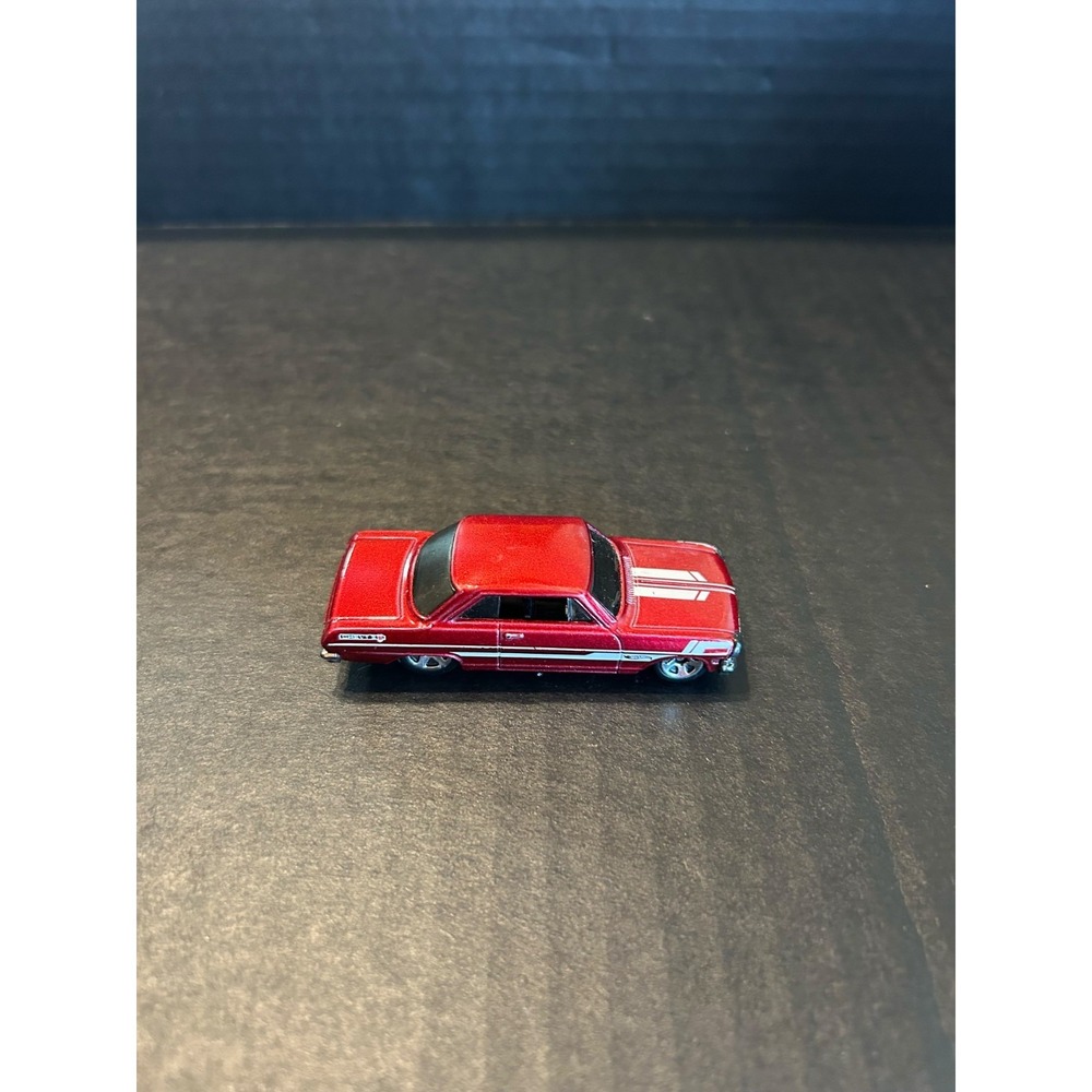 2015 Hot Wheels Candy Apple Red '63 Chevy II Classic Car Loose Diecast 1:64
